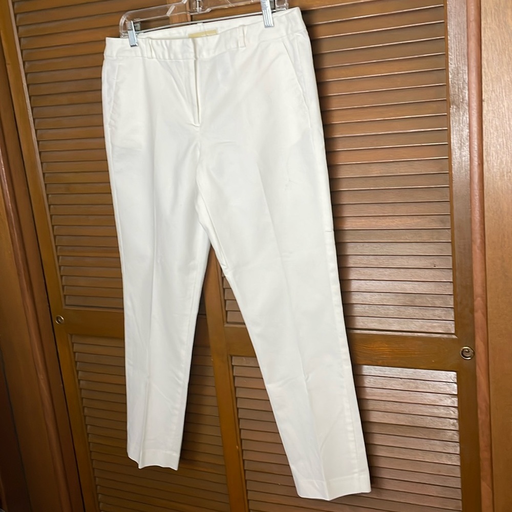 MICHAEL Michael Kors White Ankle Pants
